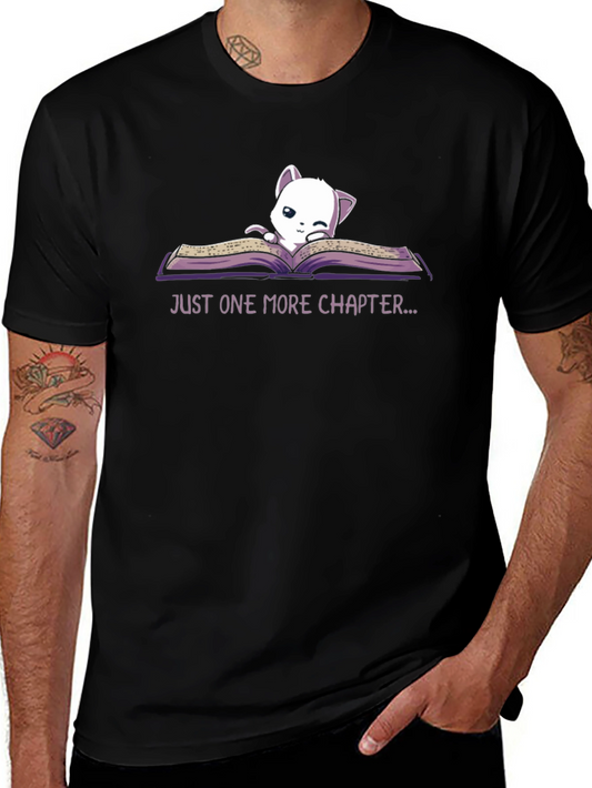 Just One More Chapter T-Shirt - Book Lover Tee