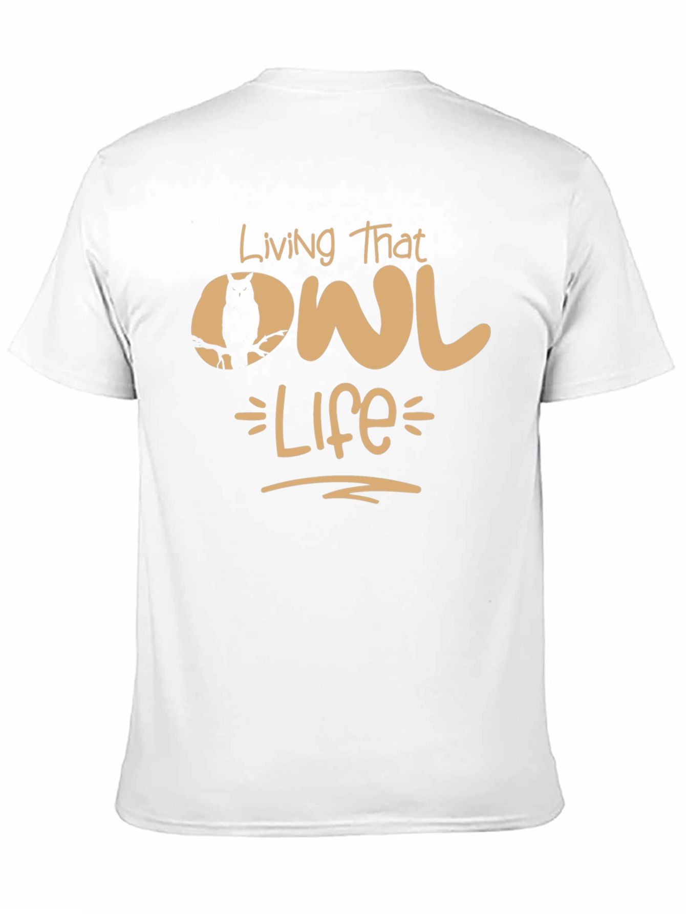 Living That Owl Life Graphic T-Shirt