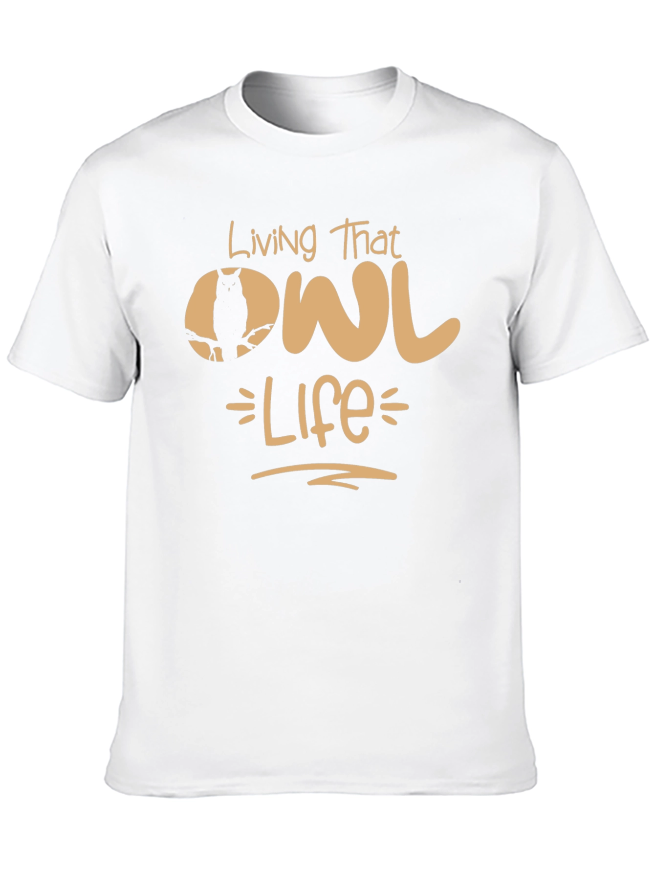 Living That Owl Life Graphic T-Shirt