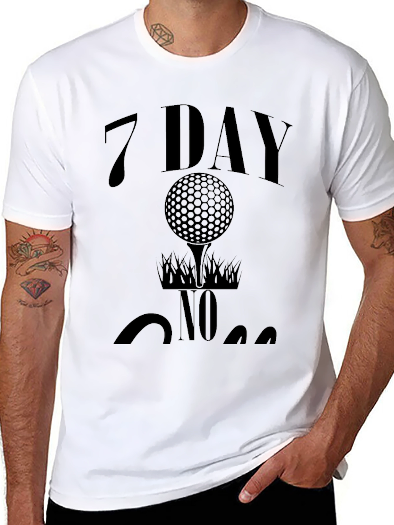 7 Day No One Golf T-Shirt - Classic Tee