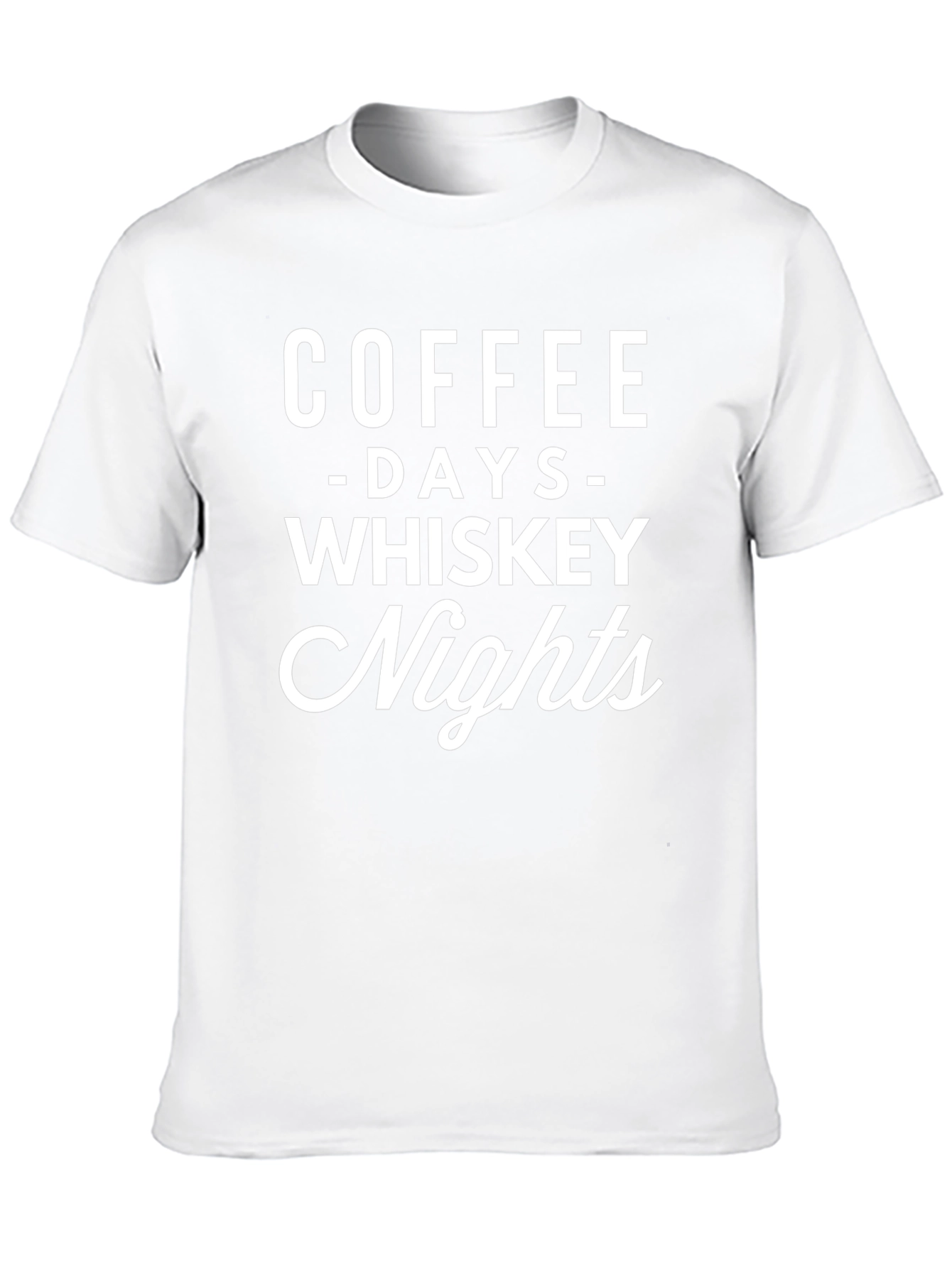 Coffee Days Whiskey Nights Graphic Tee
