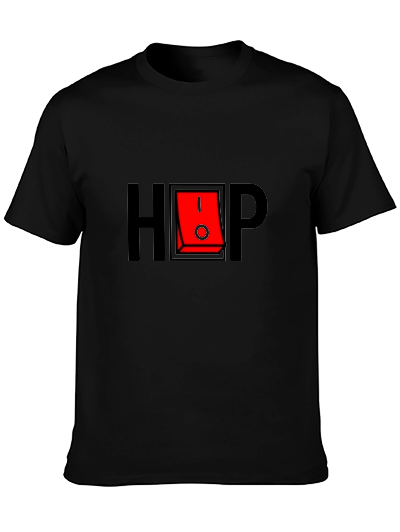 HIP Switch Graphic T-Shirt - Black Cotton Tee