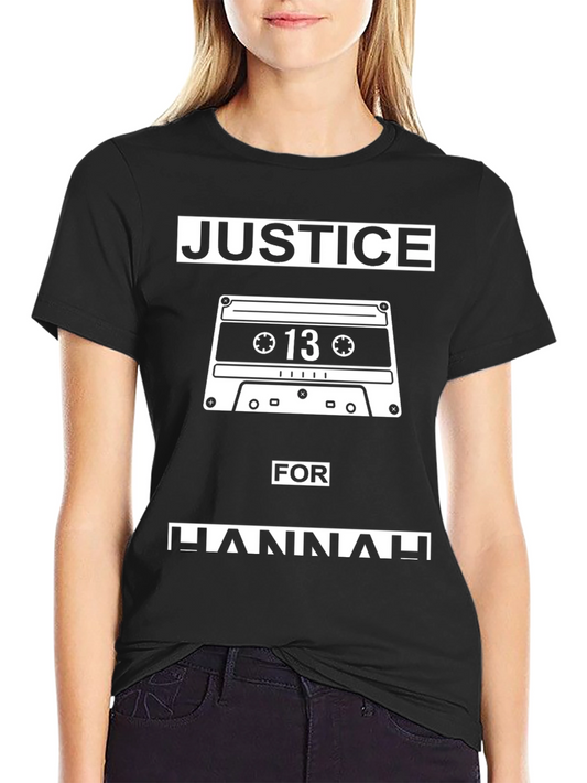 Justice for Hannah Black T-Shirt - Cassette Tape Design