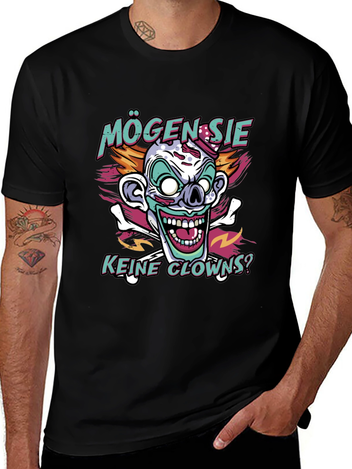 Creepy Clown T-Shirt: Mögen Sie Keine Clowns?