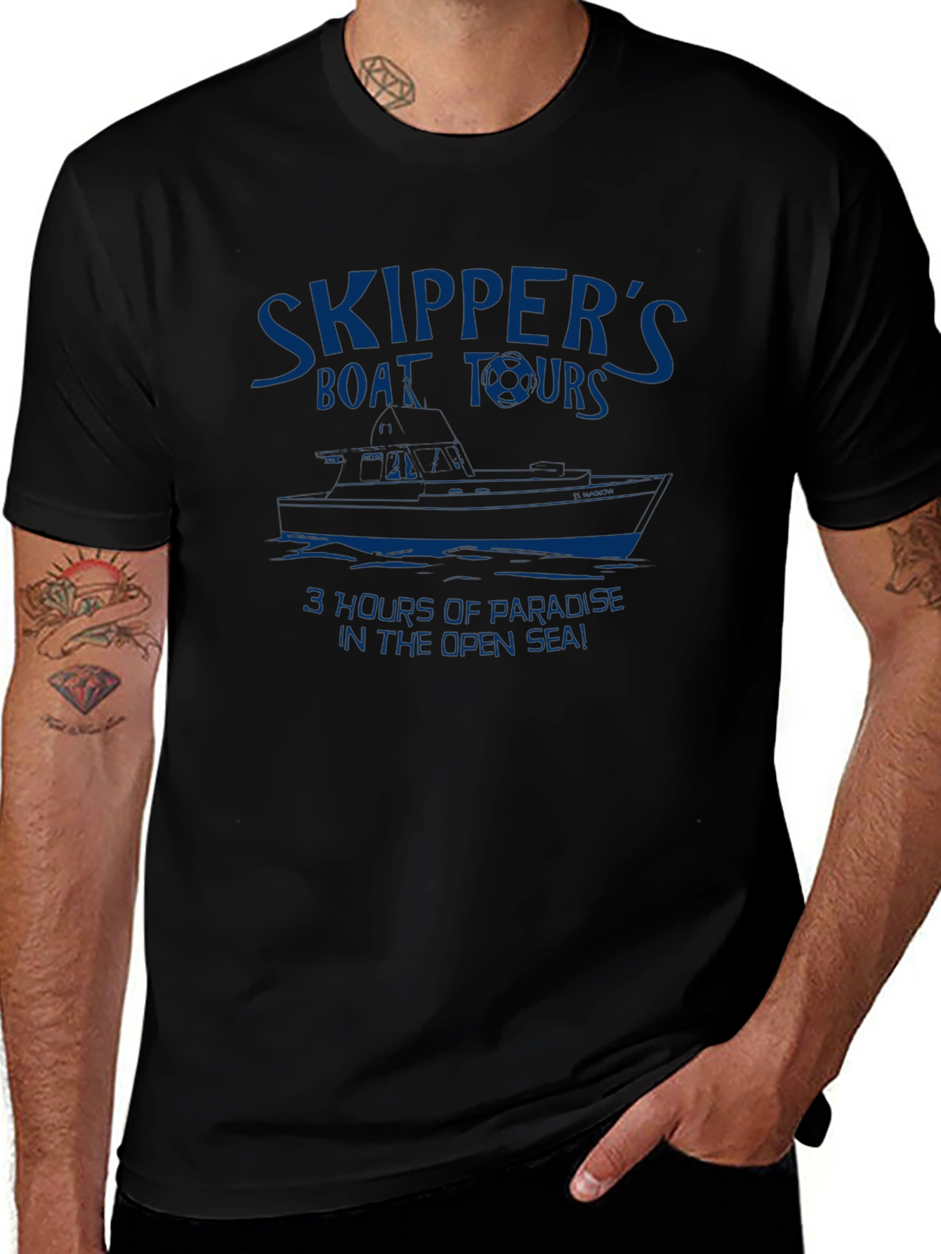 Skippers Boat Tours Graphic T-Shirt