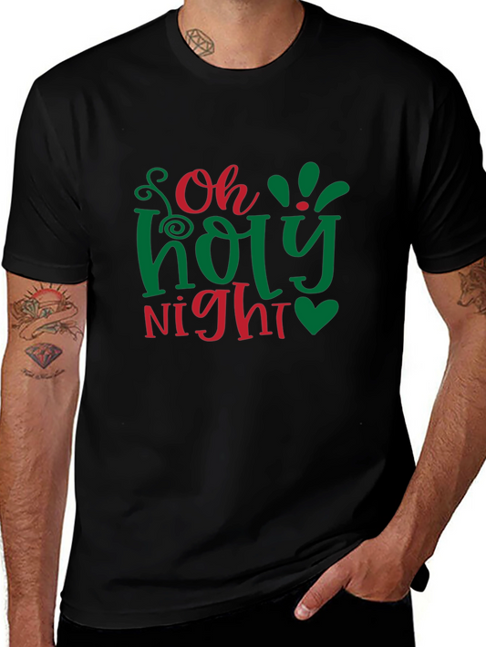 Oh Holy Night Christmas Graphic Tee