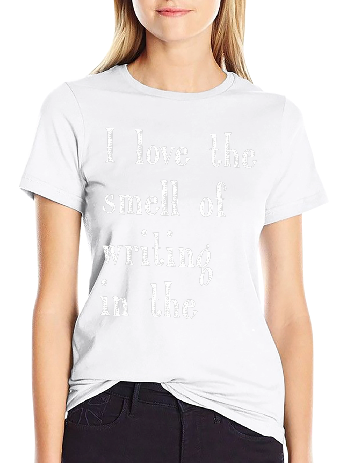 Writers Tee: I Love the Smell of Writing