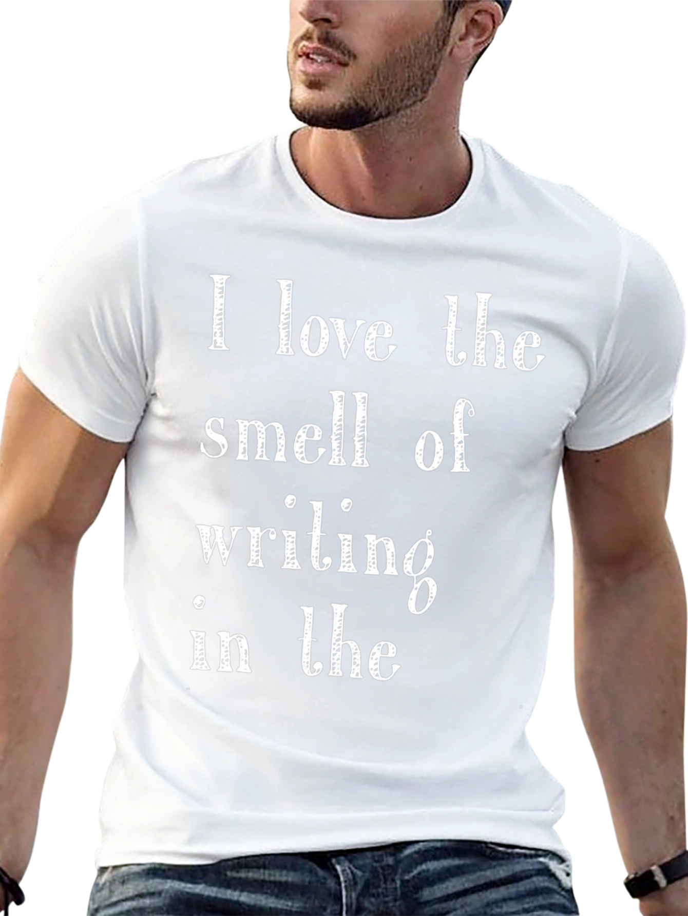 Writers Tee: I Love the Smell of Writing
