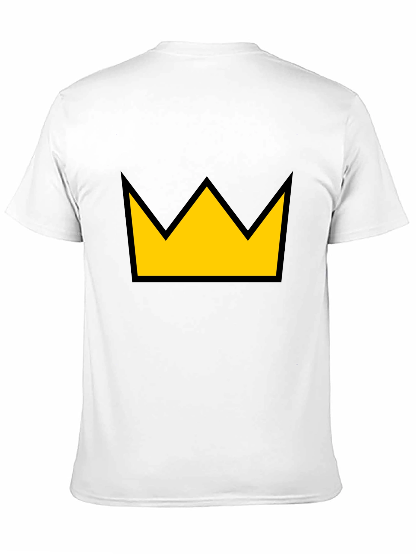 Crown Graphic Tee - Black T-Shirt Yellow Crown