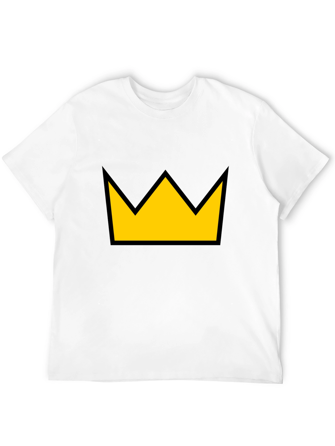 Crown Graphic Tee - Black T-Shirt Yellow Crown
