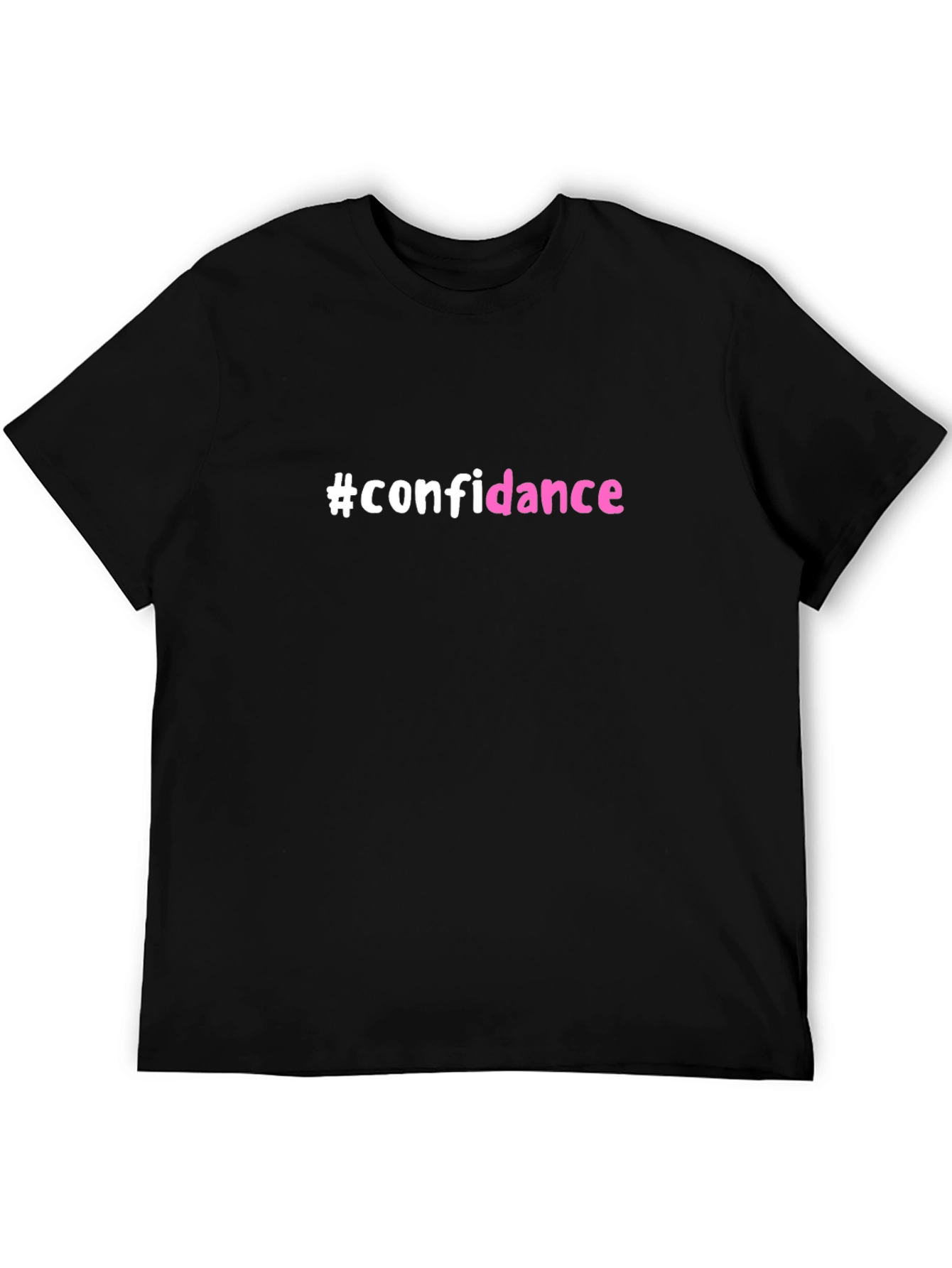#confidance Black Graphic T-Shirt