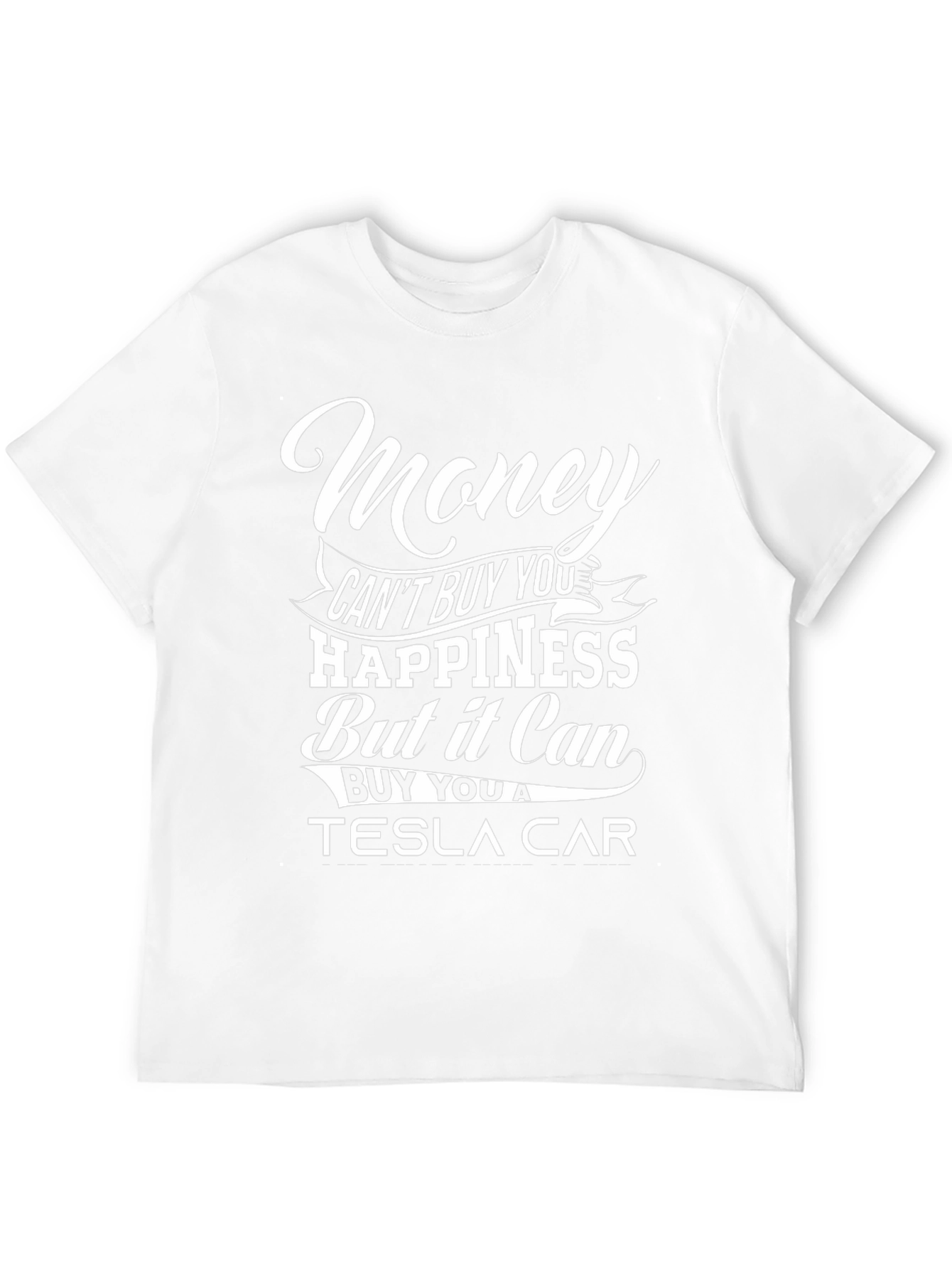 Funny Tesla Car Graphic T-Shirt