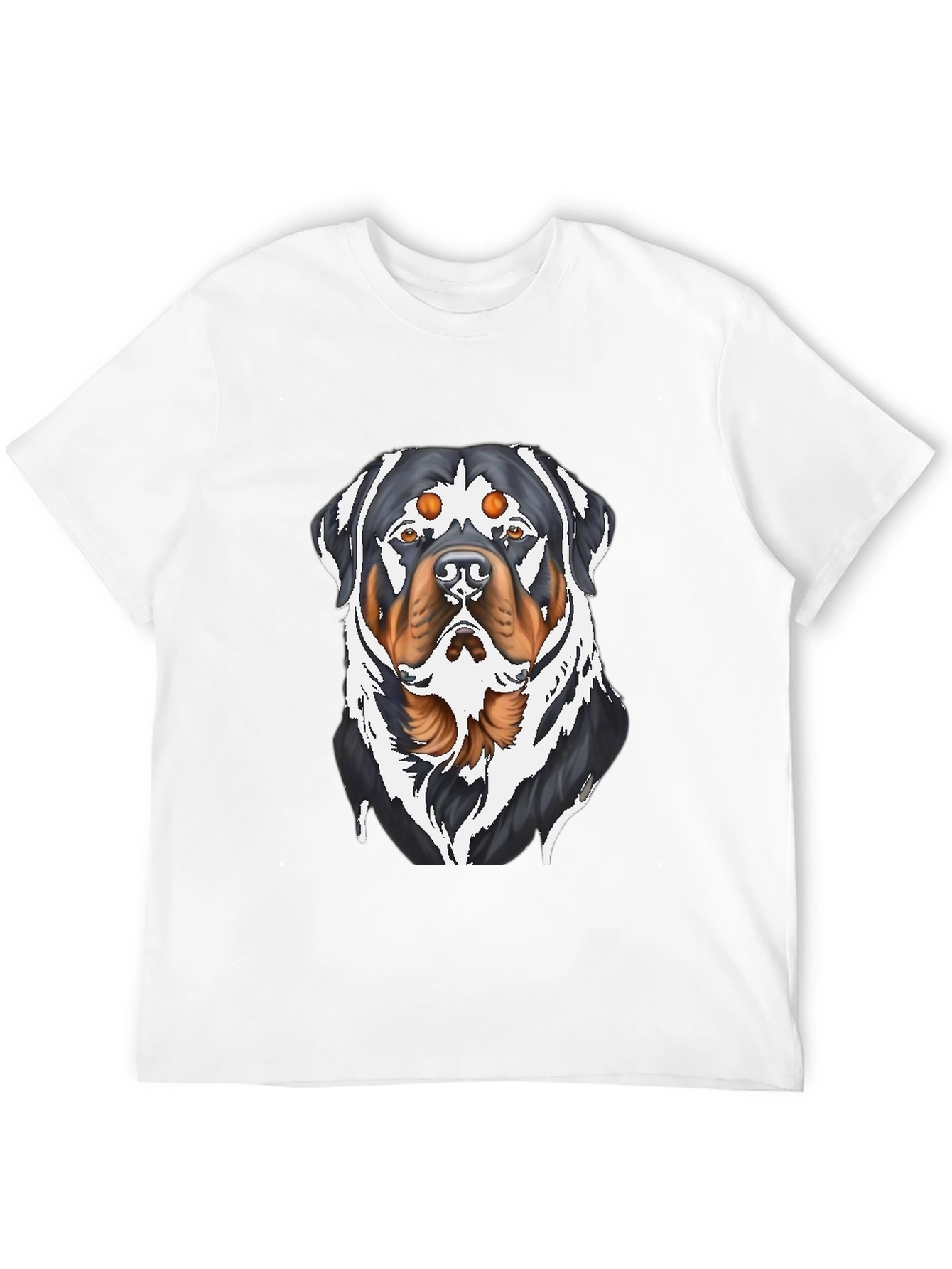 Rottweiler Graphic T-Shirt - Black Cotton Tee