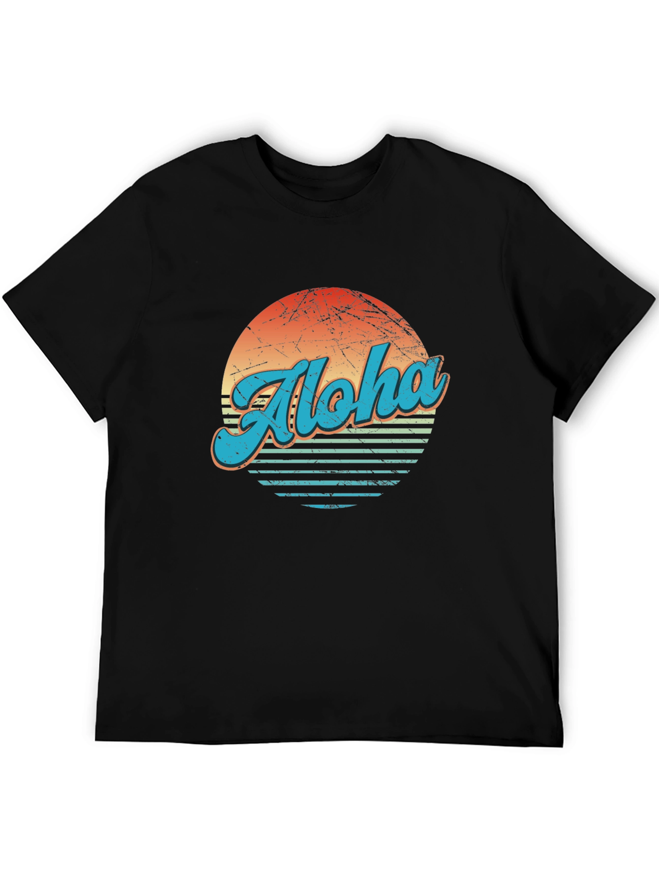 Retro Aloha Sunset T-Shirt