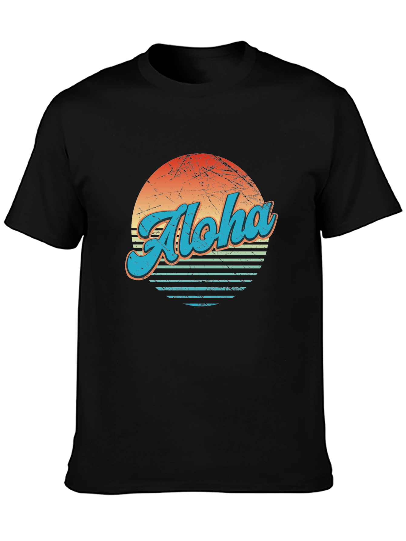 Retro Aloha Sunset T-Shirt