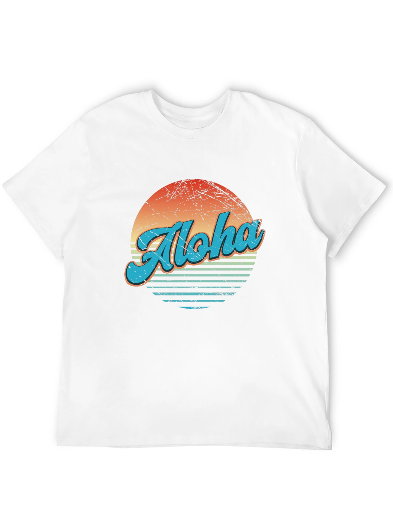 Retro Aloha Sunset T-Shirt