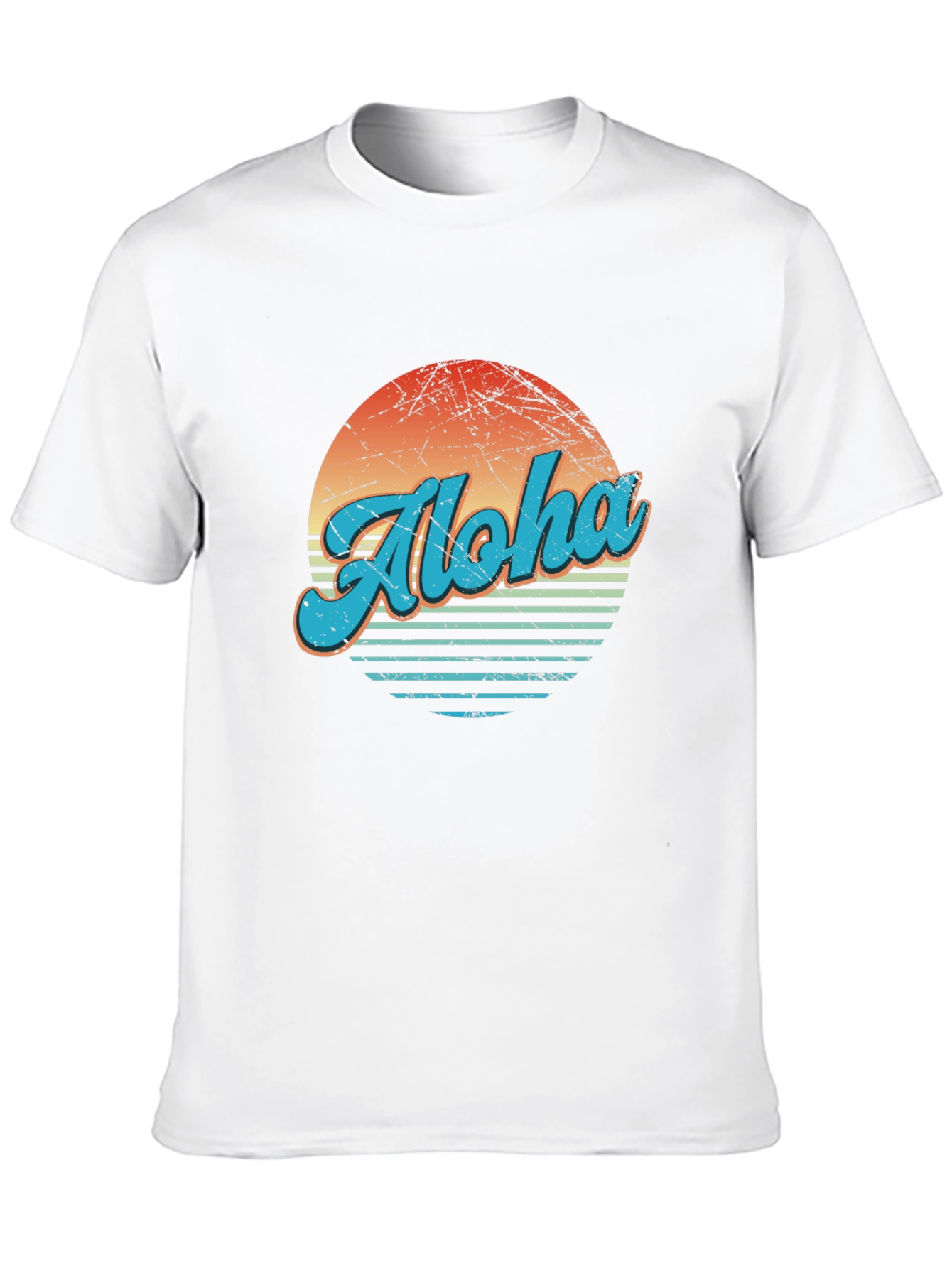 Retro Aloha Sunset T-Shirt