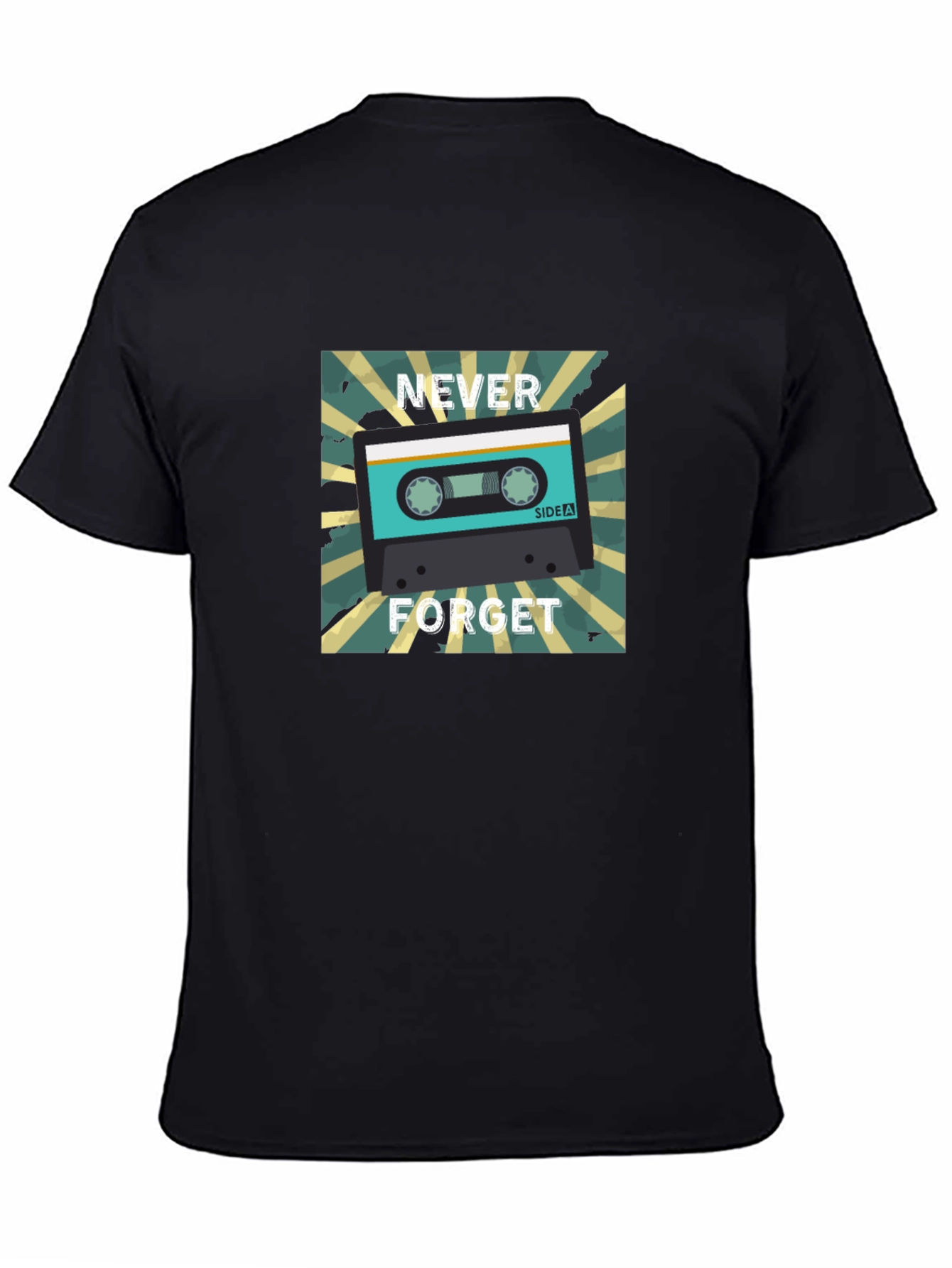 Retro Cassette Tape T-Shirt - Never Forget Nostalgia