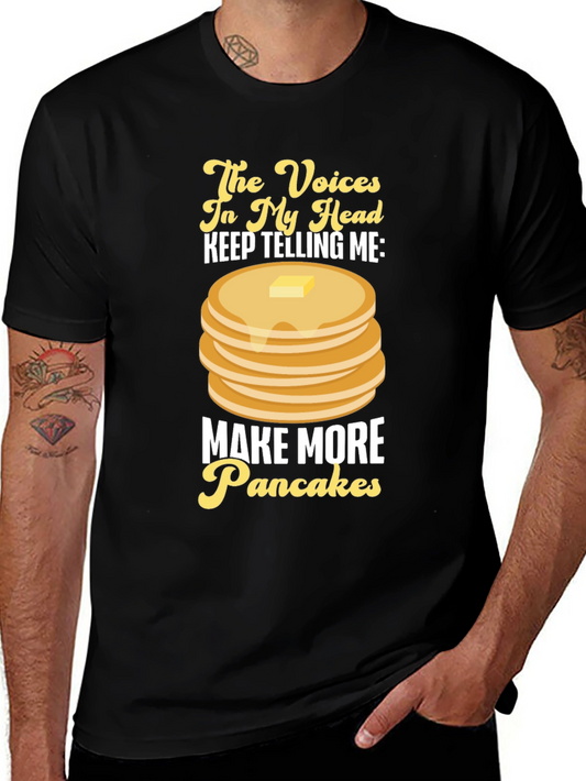 Funny Pancake Lover Graphic T-Shirt