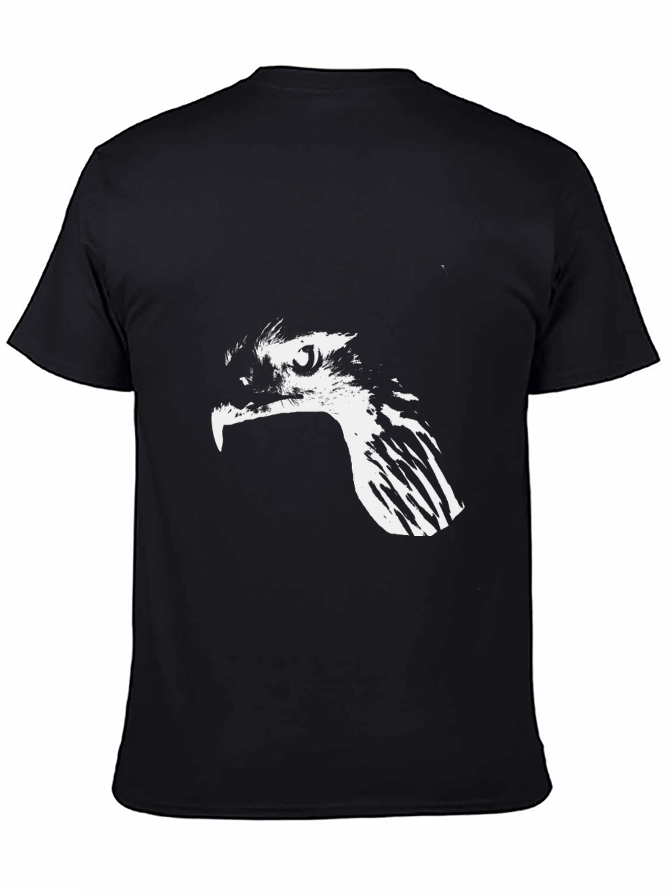 Mens Black Eagle Graphic T-Shirt