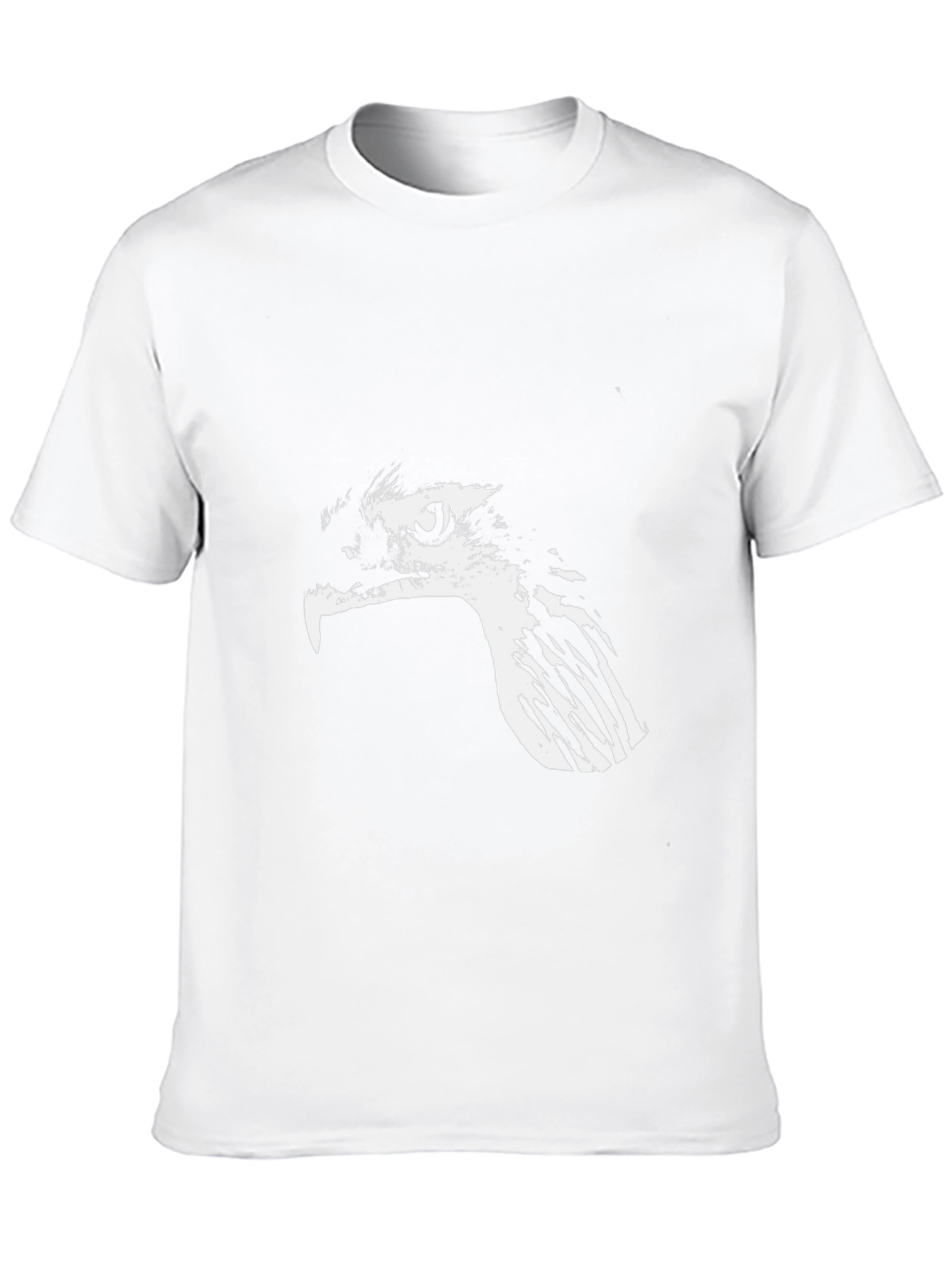 Mens Black Eagle Graphic T-Shirt