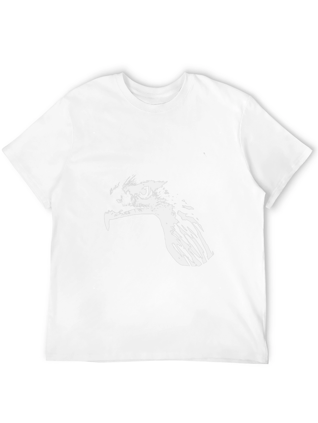 Mens Black Eagle Graphic T-Shirt