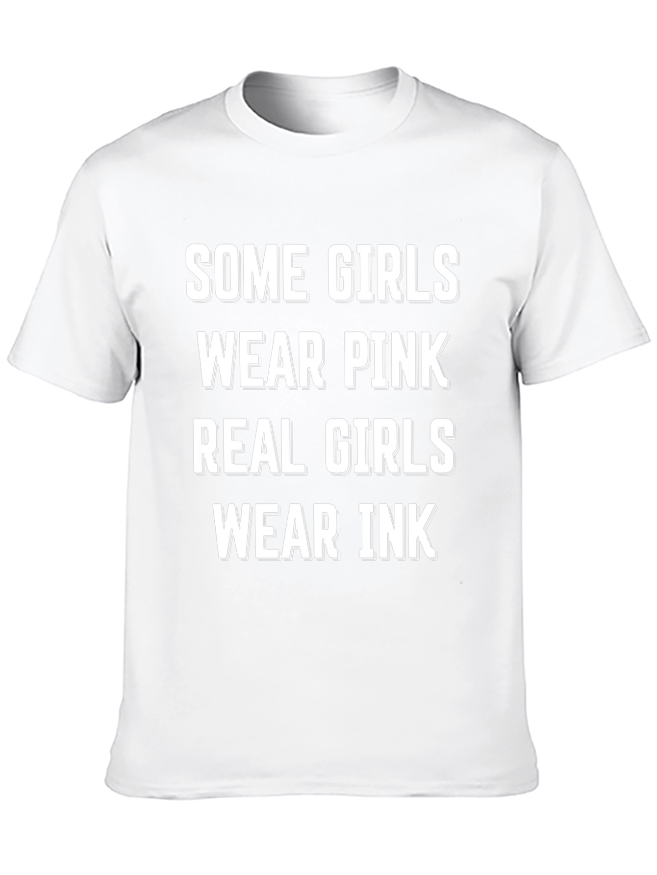 Real Girls Wear Ink T-Shirt - Funny Tattoo Tee