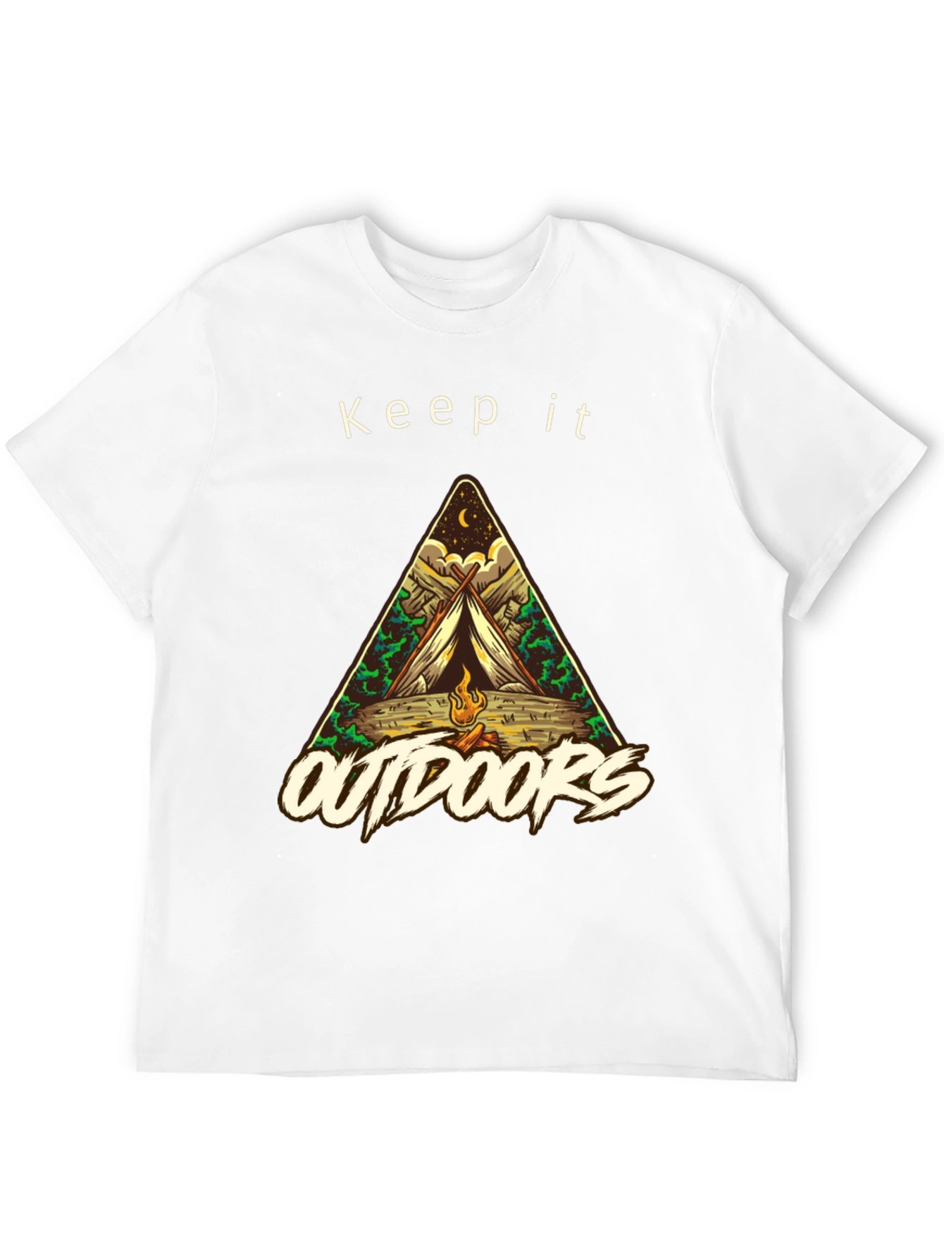 Keep it Outdoors T-Shirt - Camping Graphic Tee