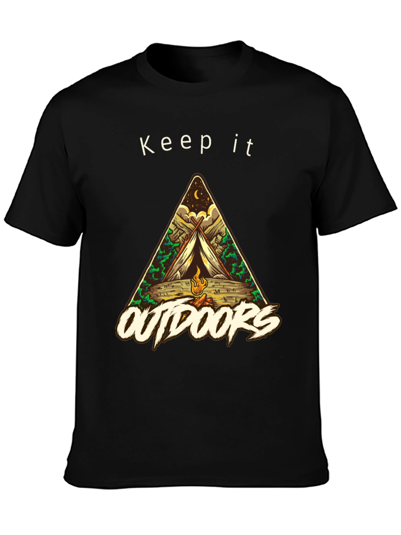 Keep it Outdoors T-Shirt - Camping Graphic Tee