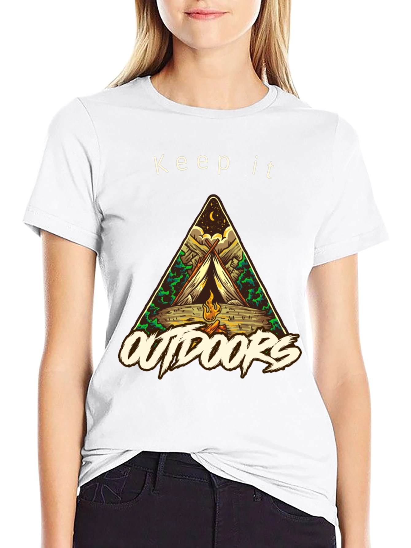 Keep it Outdoors T-Shirt - Camping Graphic Tee