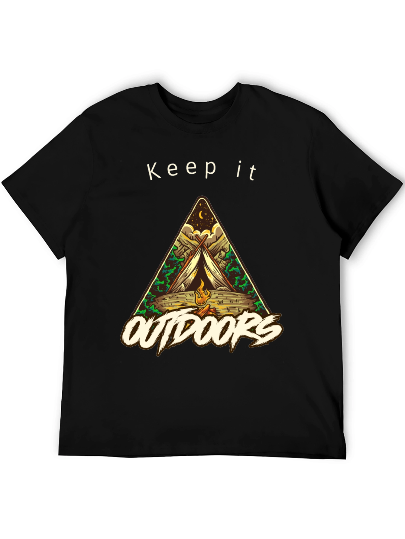 Keep it Outdoors T-Shirt - Camping Graphic Tee