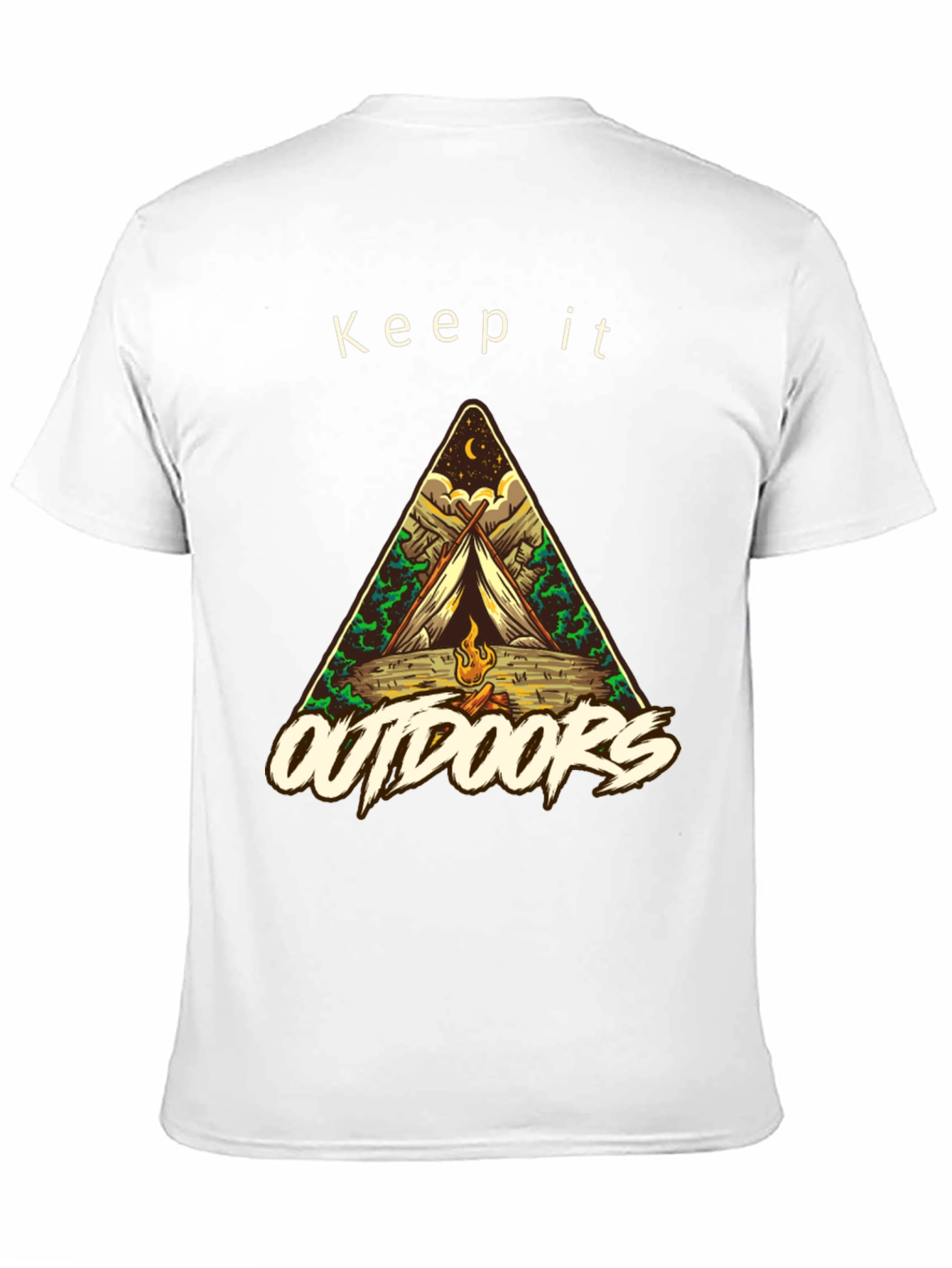 Keep it Outdoors T-Shirt - Camping Graphic Tee