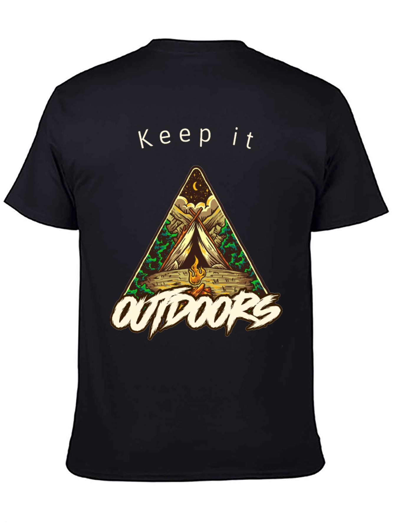 Keep it Outdoors T-Shirt - Camping Graphic Tee