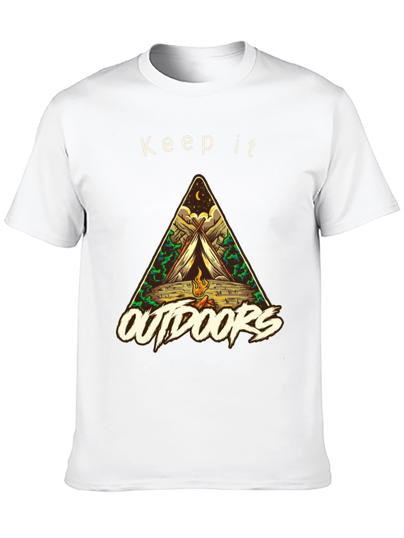 Keep it Outdoors T-Shirt - Camping Graphic Tee