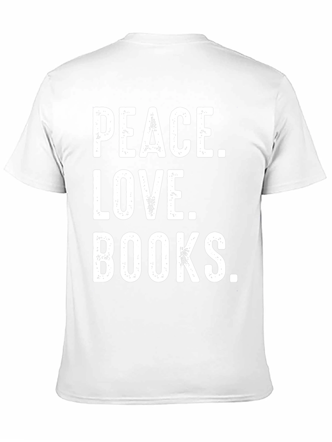 Peace Love Books T-Shirt - Black