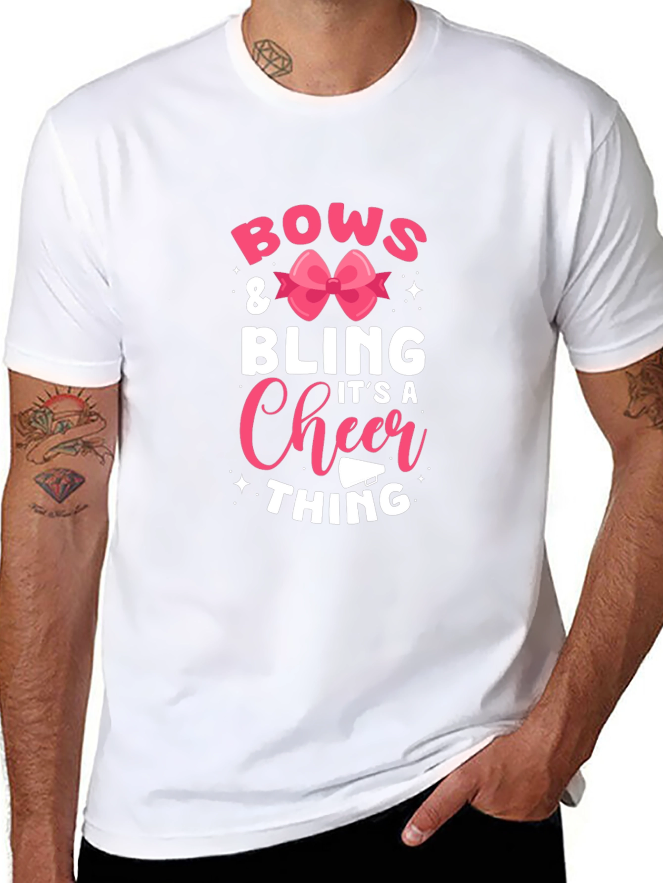 Bows & Bling Cheer T-Shirt