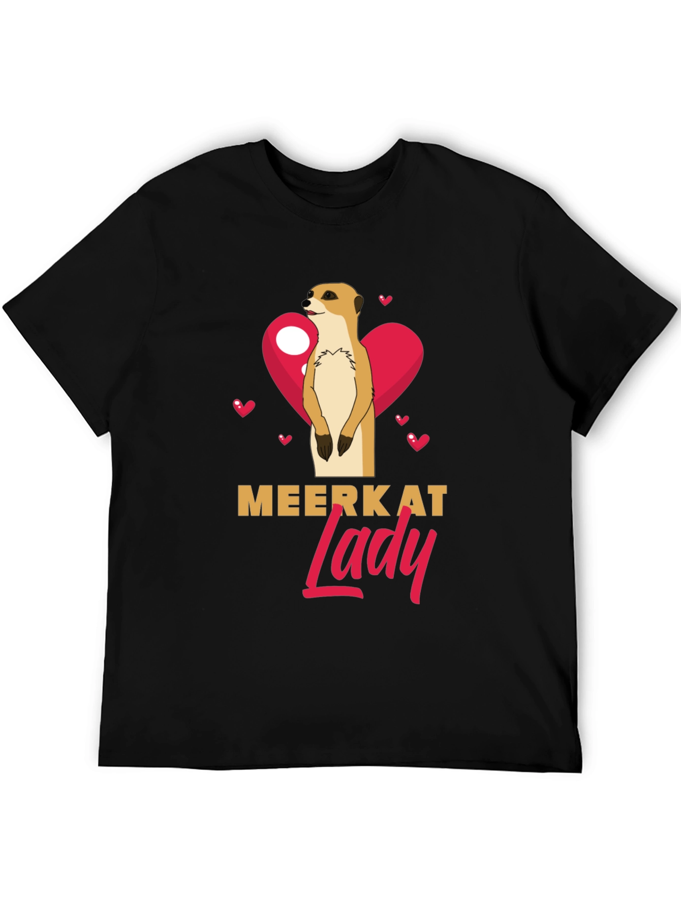 Meerkat Lady T-Shirt - Cute Animal Graphic Tee