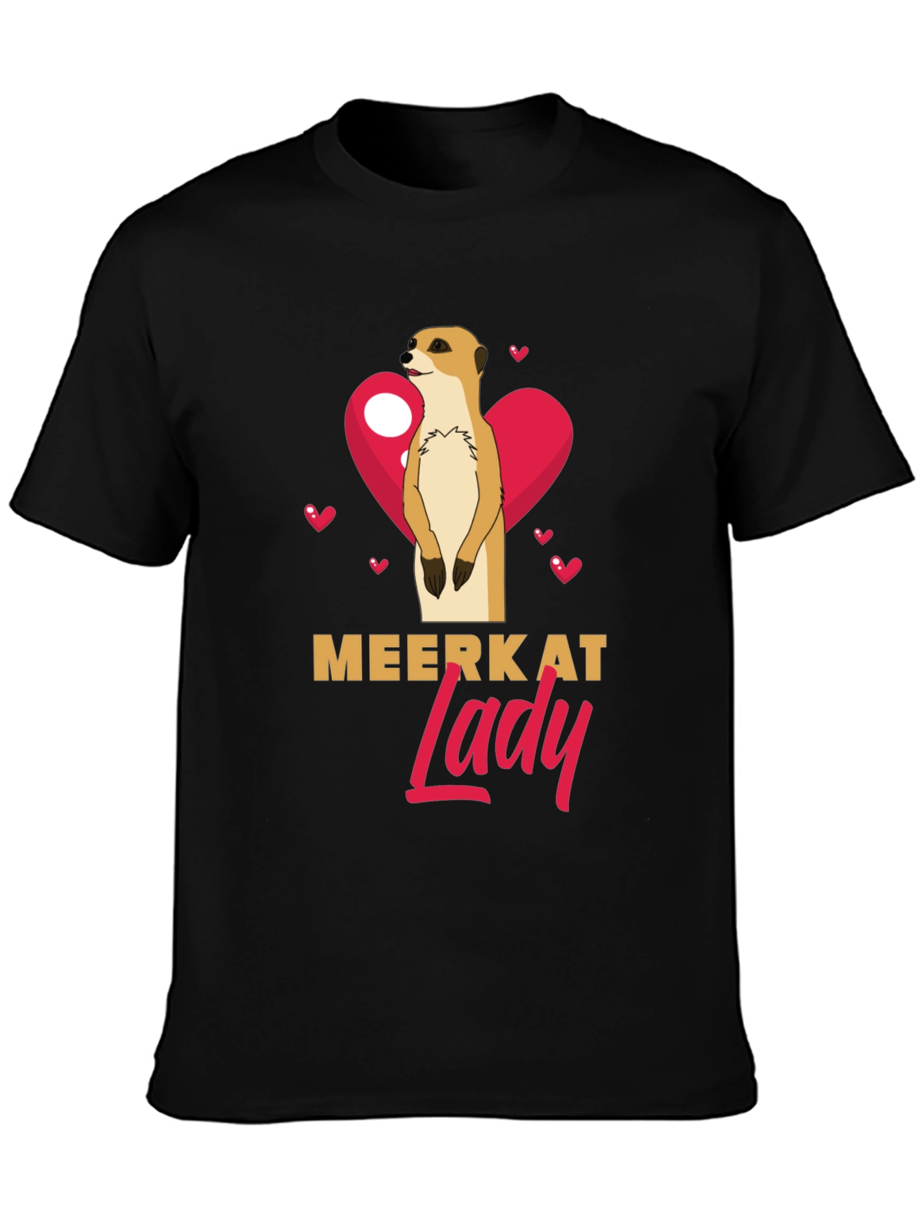 Meerkat Lady T-Shirt - Cute Animal Graphic Tee