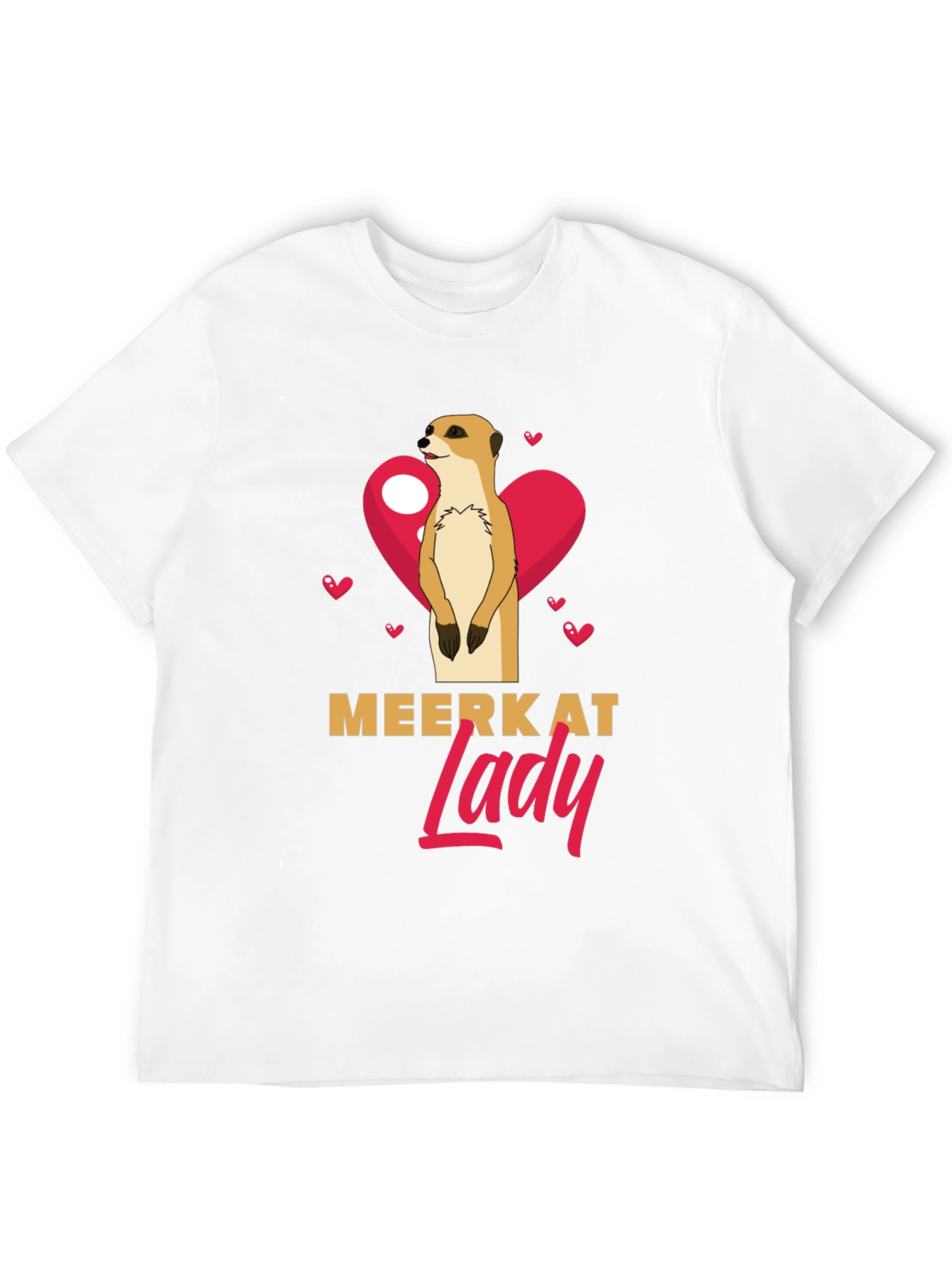 Meerkat Lady T-Shirt - Cute Animal Graphic Tee
