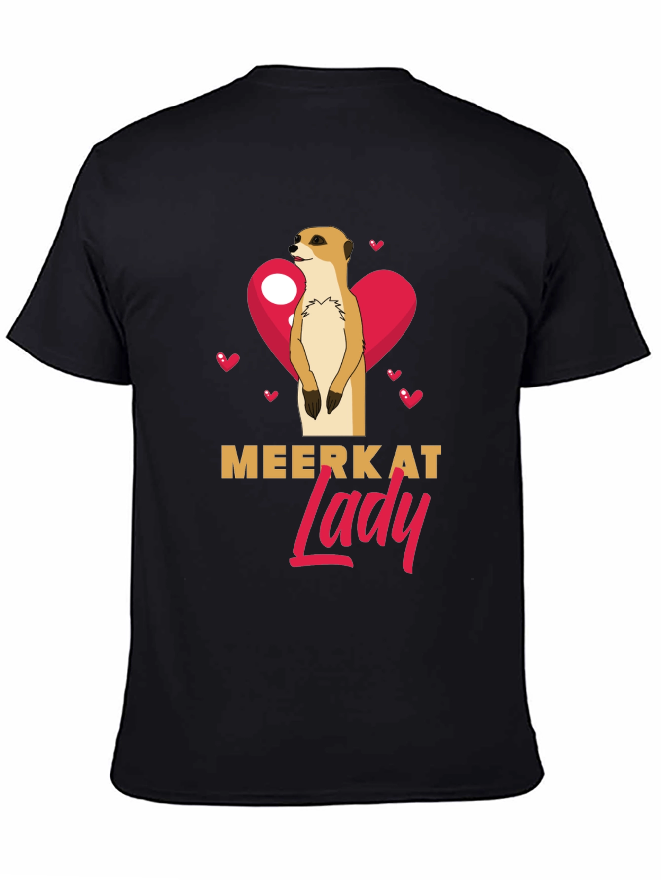 Meerkat Lady T-Shirt - Cute Animal Graphic Tee