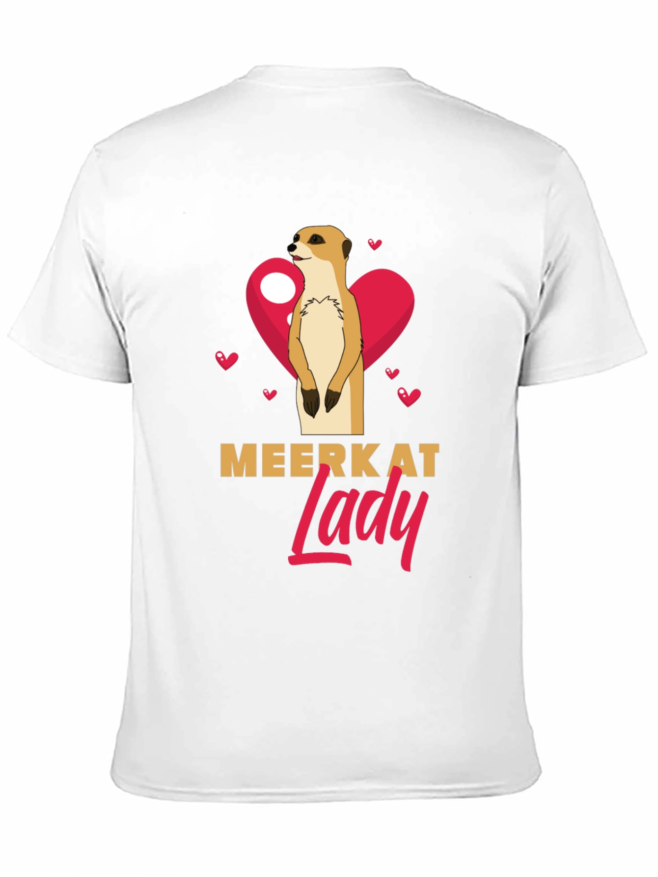 Meerkat Lady T-Shirt - Cute Animal Graphic Tee