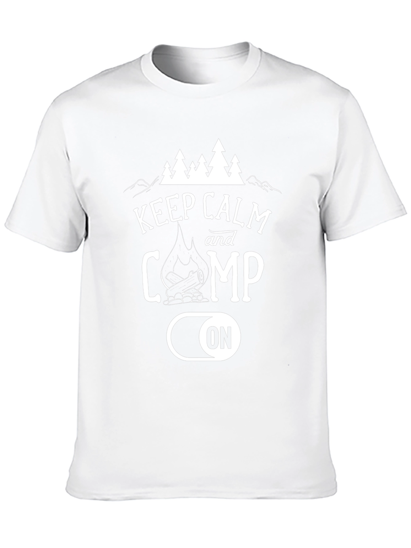 Keep Calm and Camp On Graphic Tee