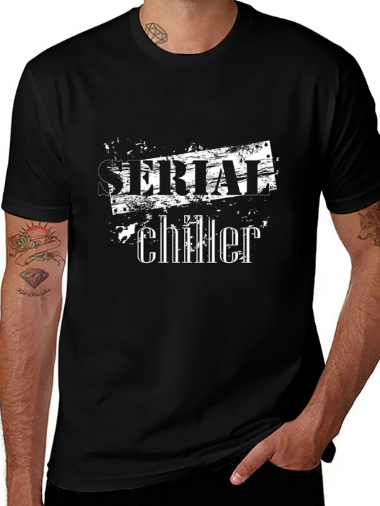 Serial Chiller Graphic T-Shirt - Cool Casual Tee