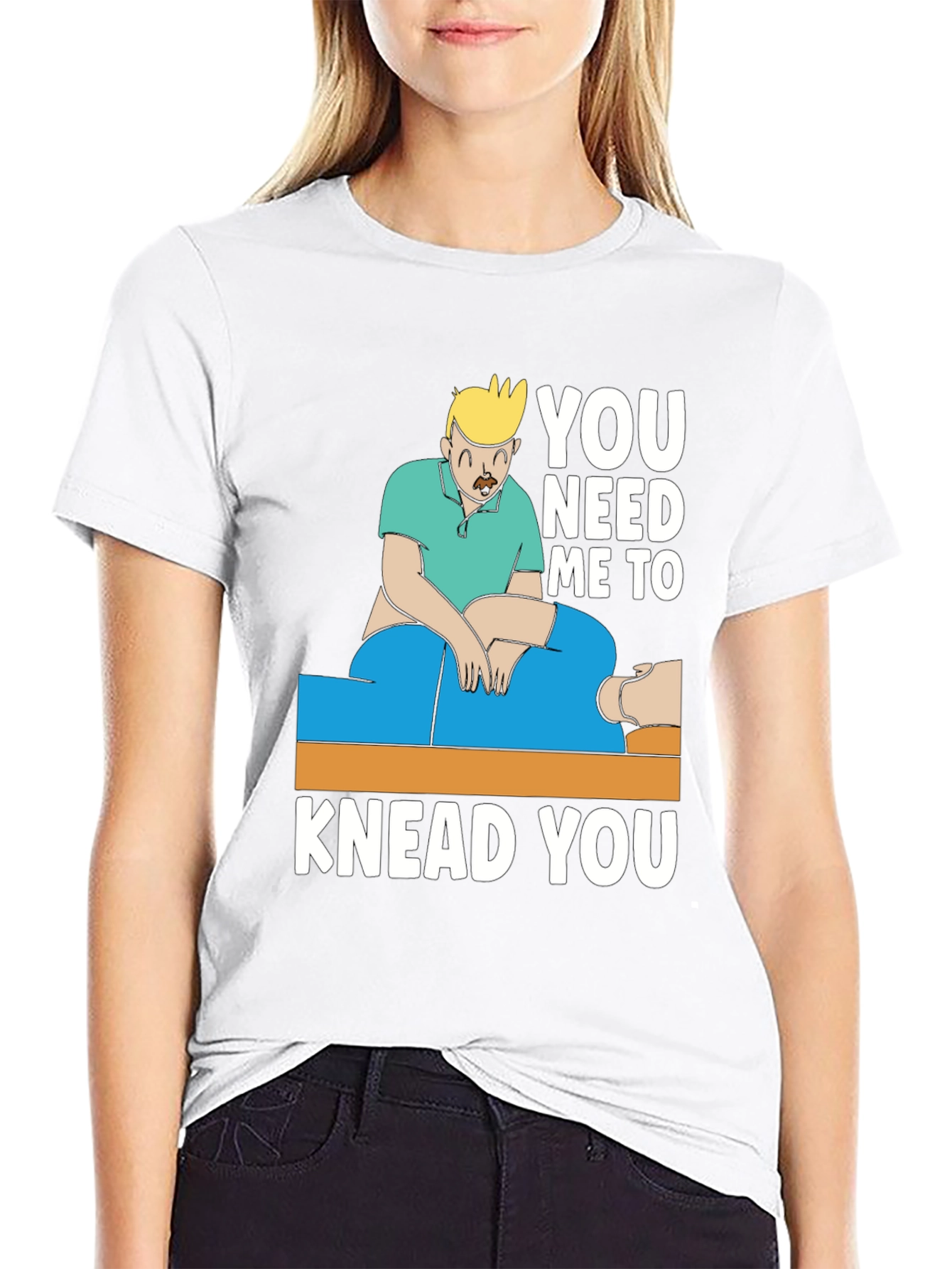 Massage Therapist Humor T-Shirt - Knead You
