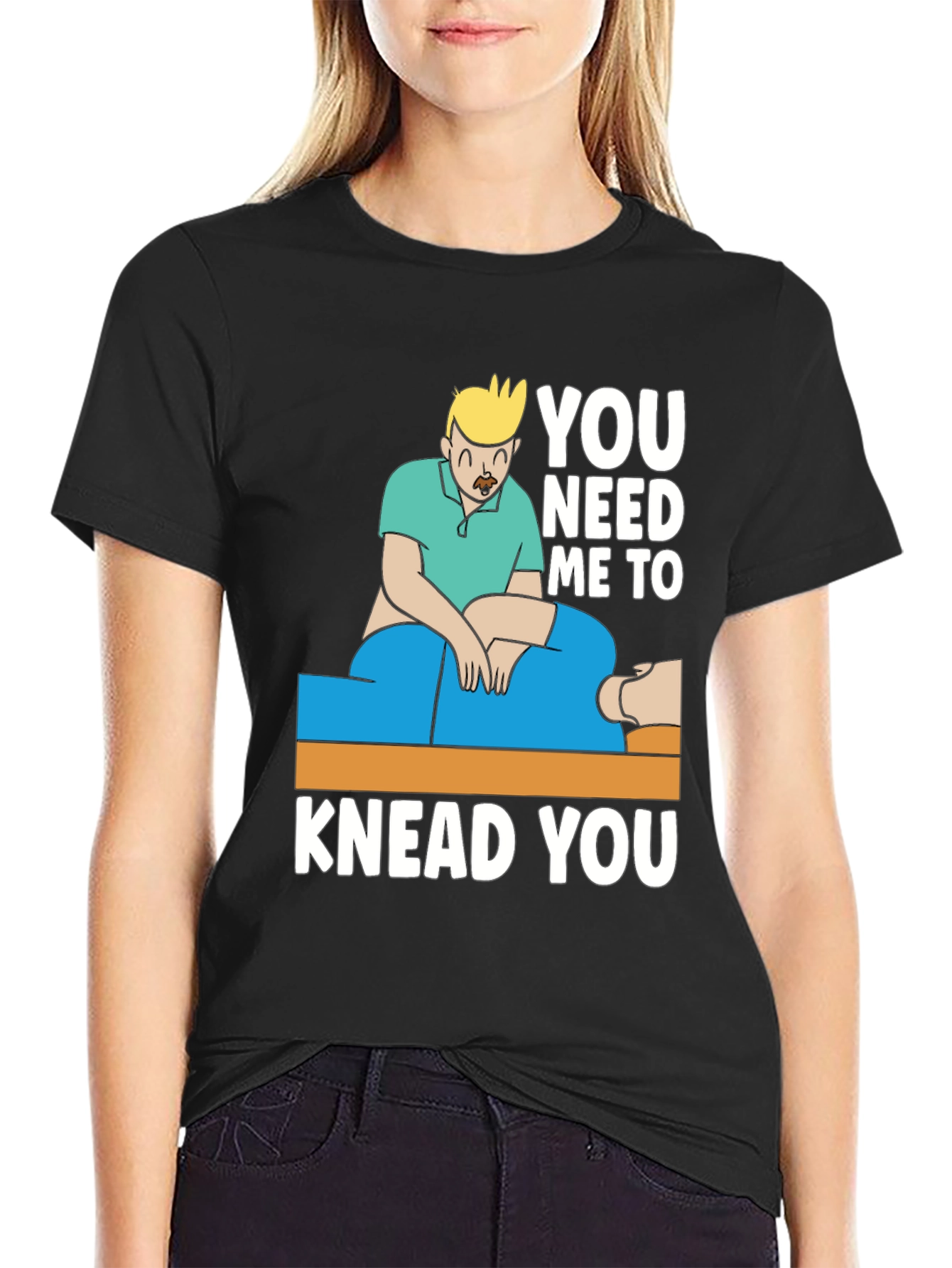 Massage Therapist Humor T-Shirt - Knead You