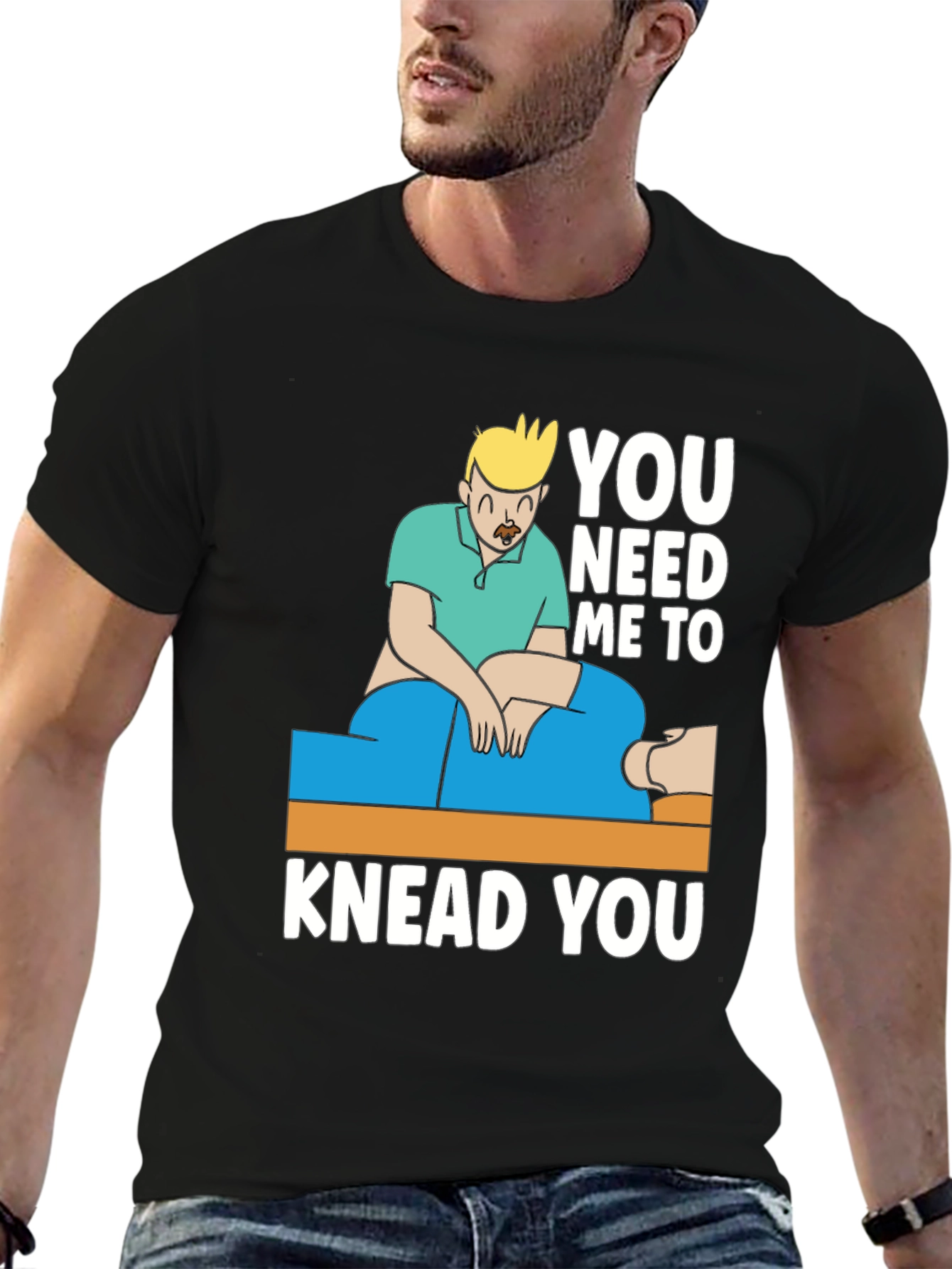Massage Therapist Humor T-Shirt - Knead You