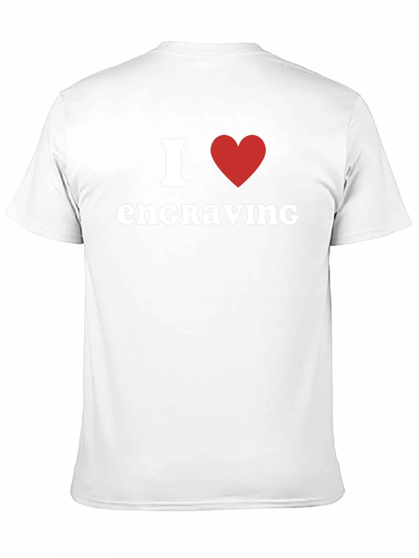 I Heart Engraving Black T-Shirt