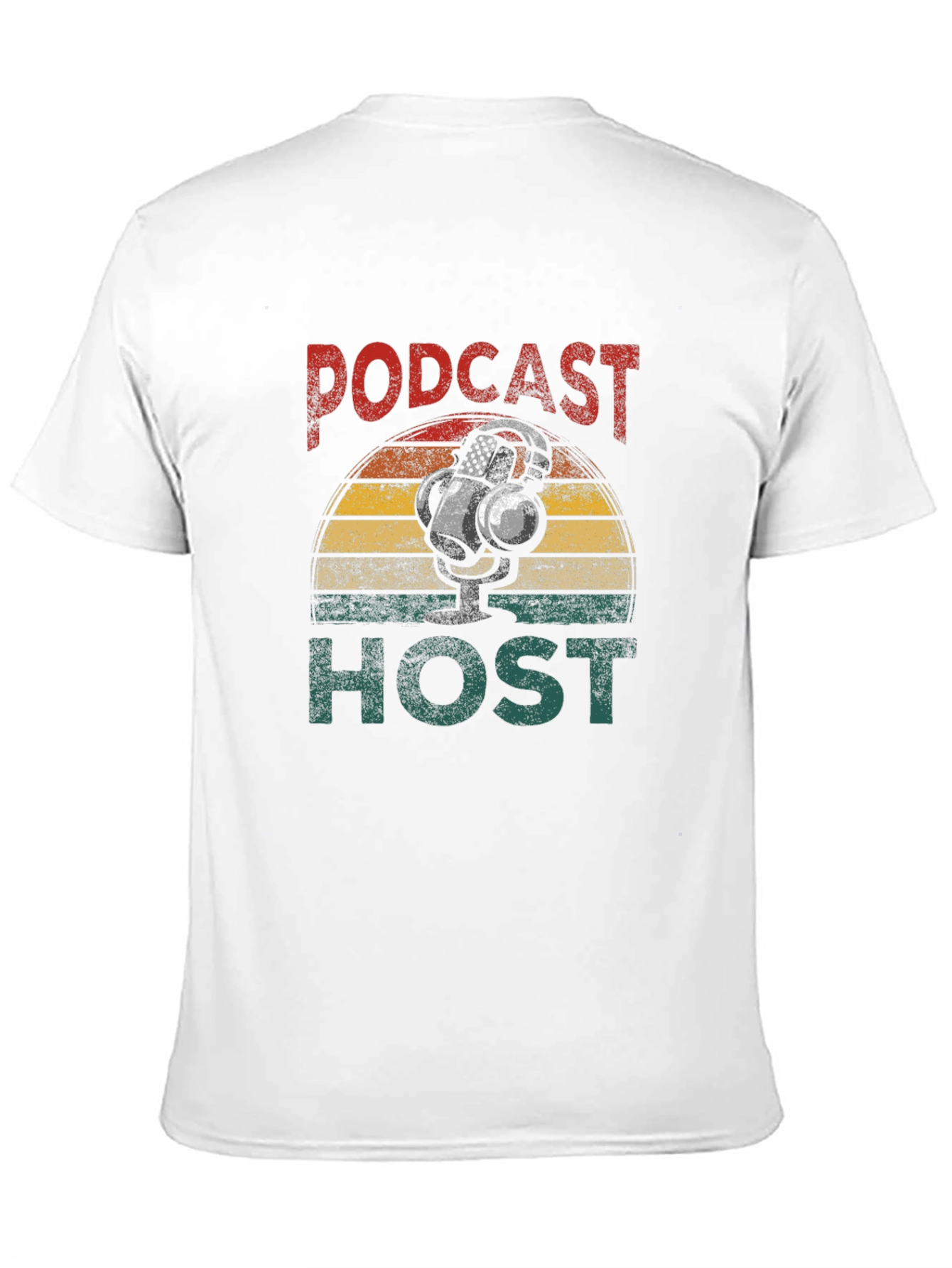 Podcast Host Retro Graphic T-Shirt