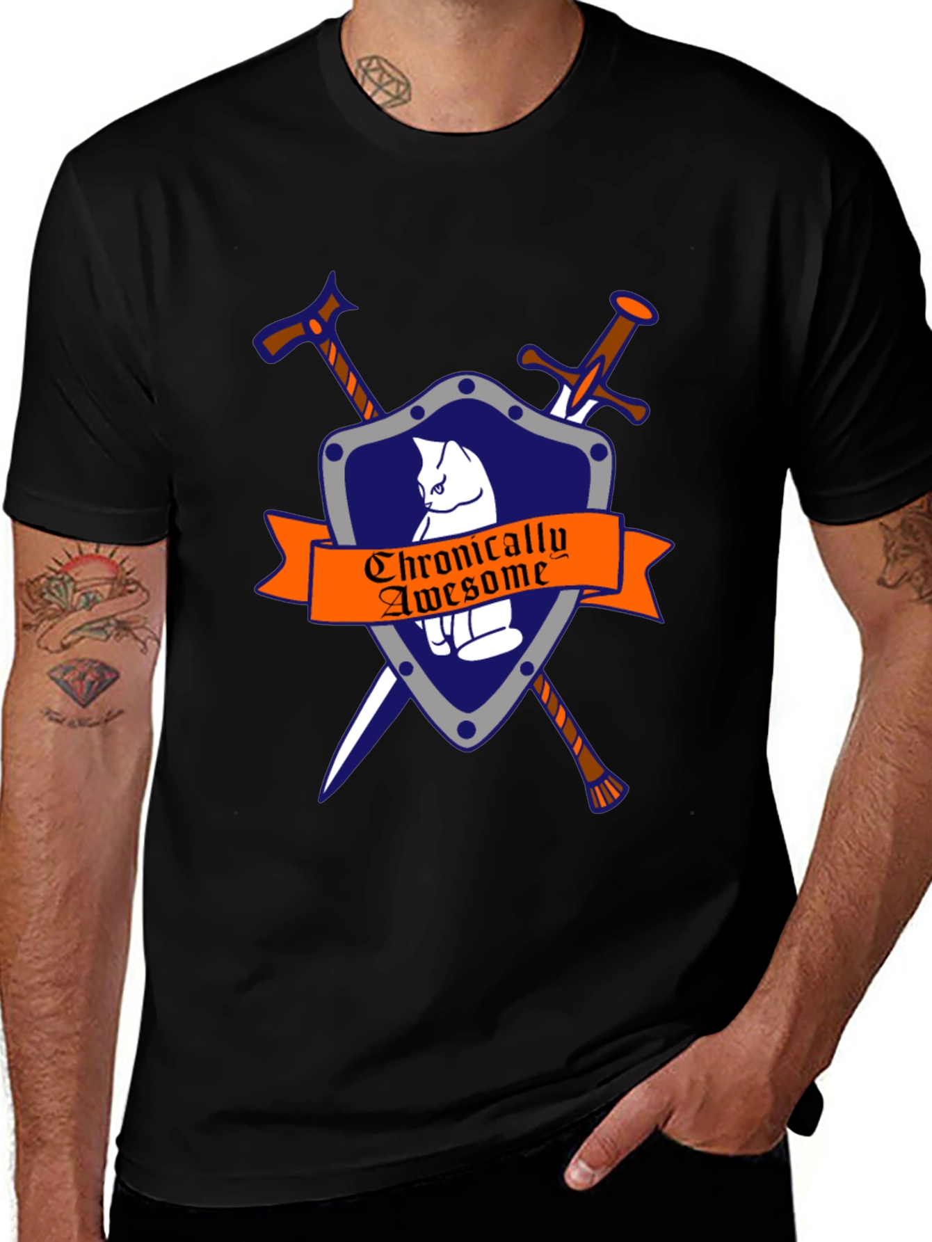 Chronically Awesome Cat T-Shirt