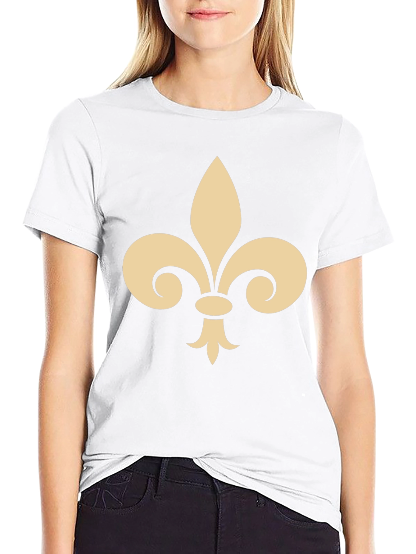 Fleur-de-lis Graphic Black T-Shirt